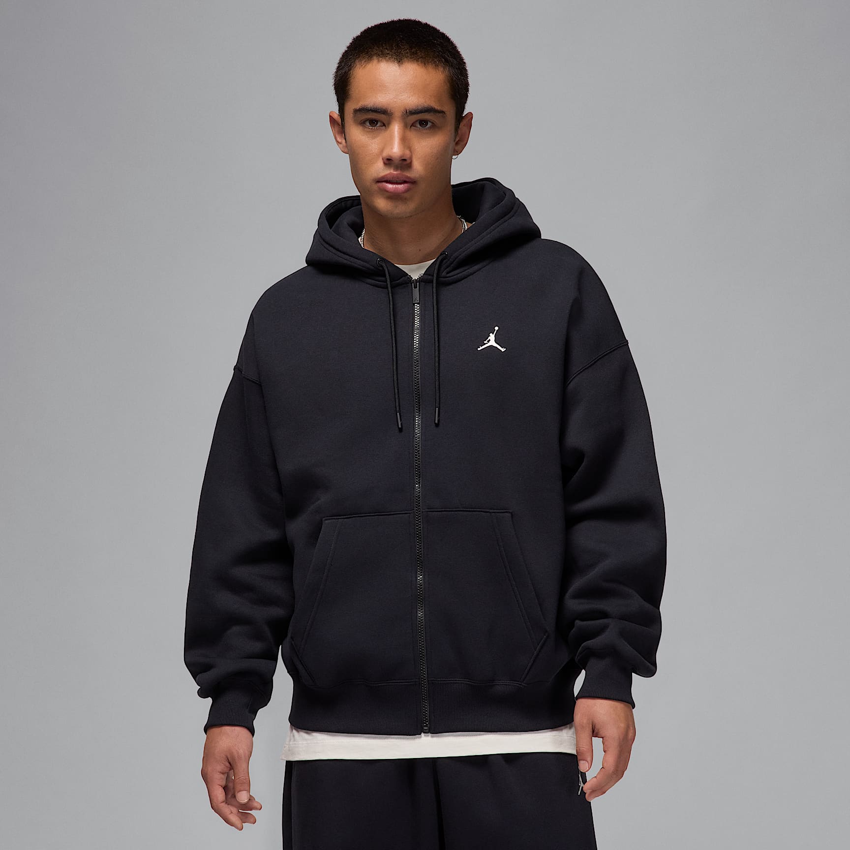 Jordan Brooklyn Fleece Men's Oversized Full-Zip Hoodie. Nike.com